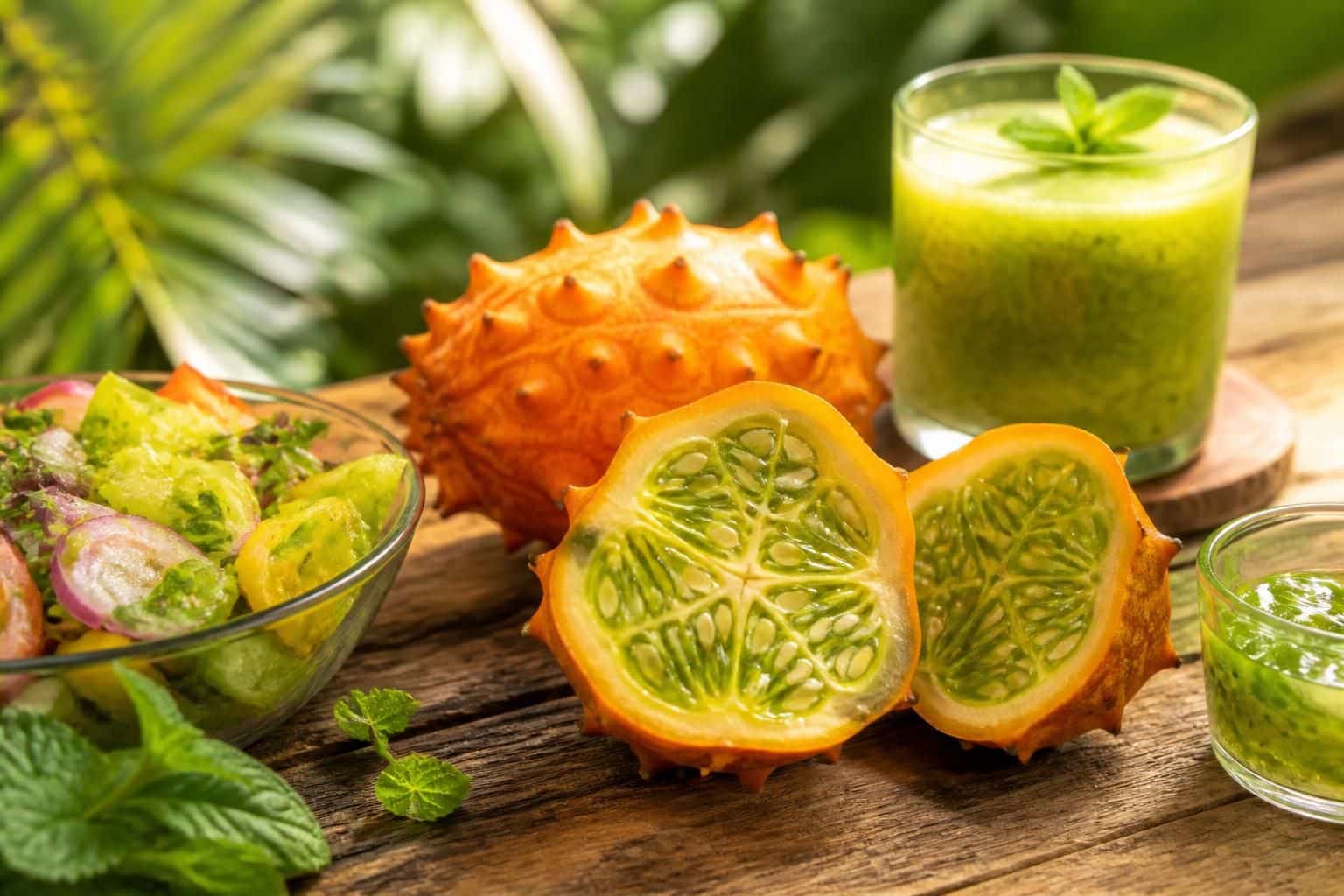 découvrez le kiwano, ou melon à cornes, son origine fascinante, ses bienfaits pour la santé et comment l'utiliser en cuisine pour sublimer vos plats.