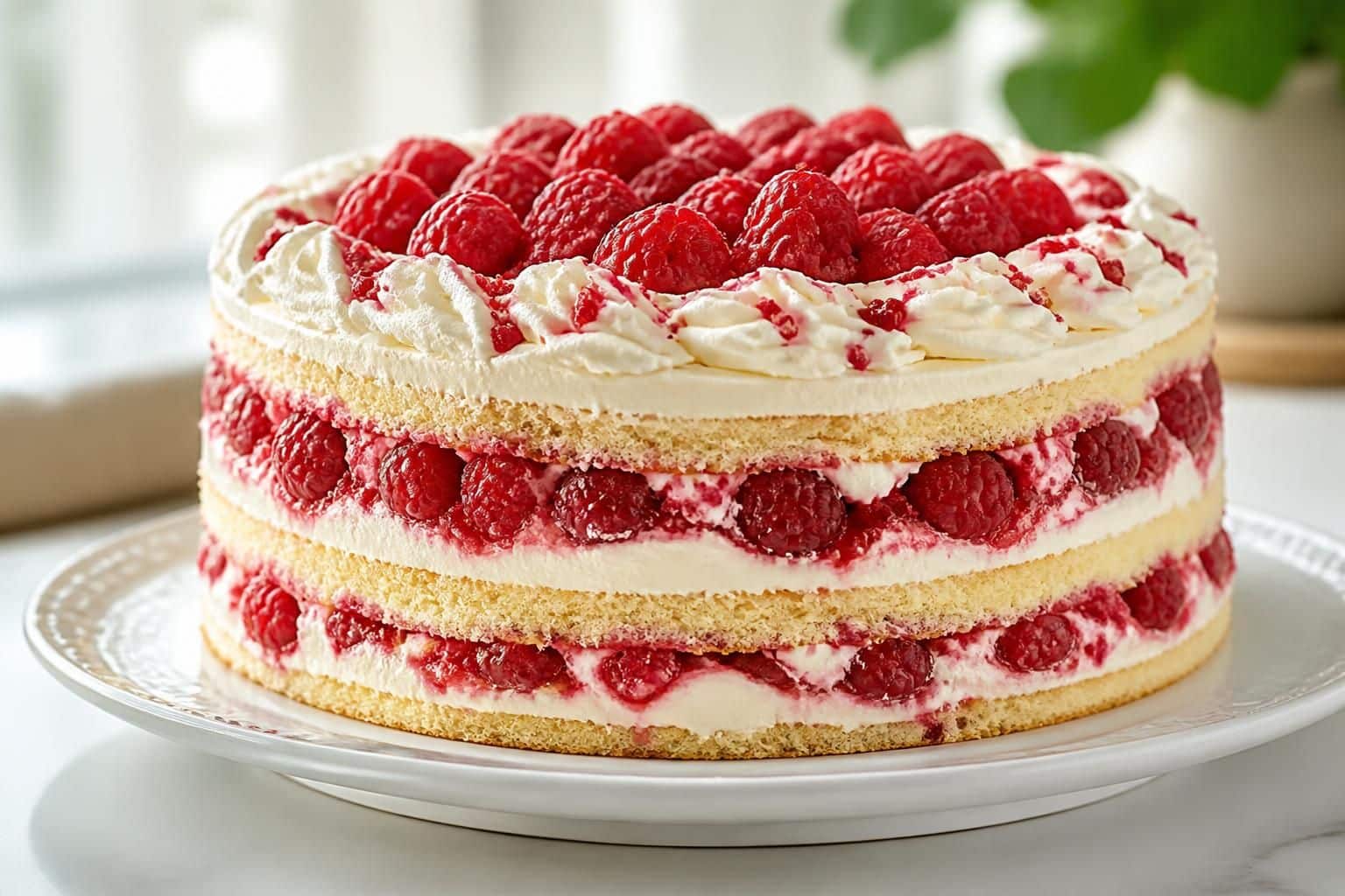découvrez notre recette facile et légère de framboisier gâteau pour un dessert délicieux et réussi, parfait pour toutes les occasions.