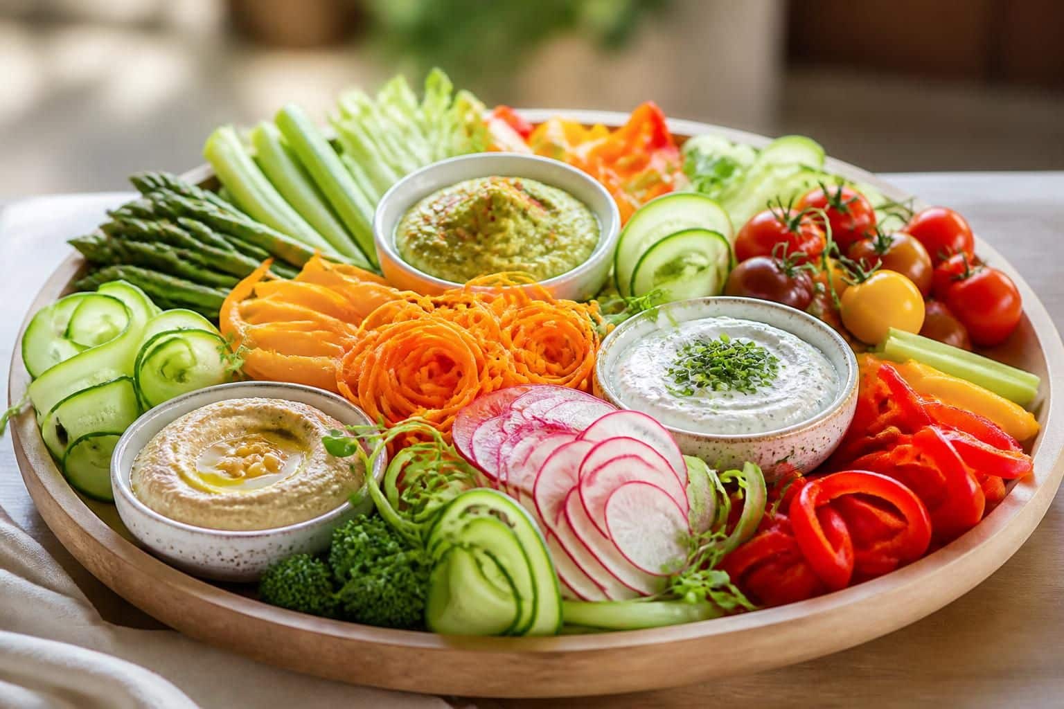 découvrez des idées fraîches et des recettes faciles pour créer un plateau de crudités original qui ravira vos invités.