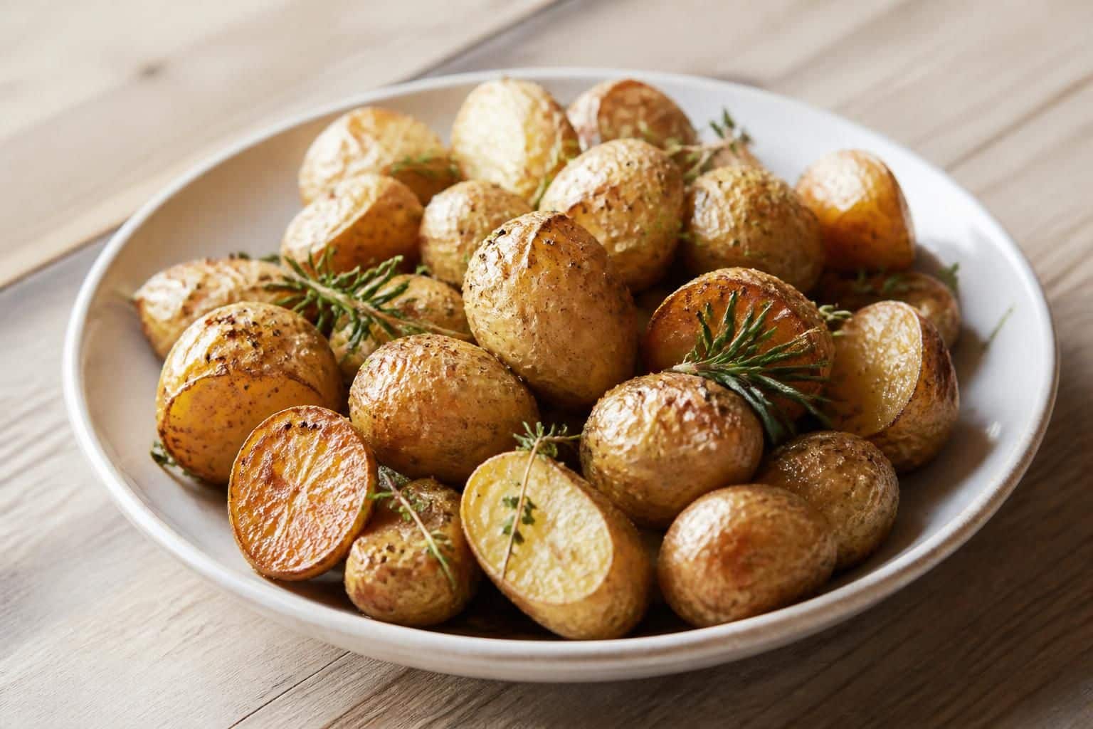 découvrez une recette simple et rapide de pommes de terre grenaille au four, parfaite pour un accompagnement savoureux et facile à préparer.