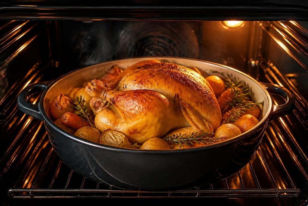 découvrez notre recette facile et savoureuse de poularde en cocotte au four, parfaite pour un repas gourmand et réussi en toute simplicité.